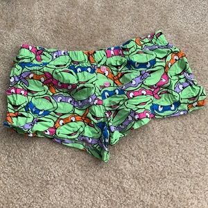 4 for $10 TMNT Pajama Shorts small